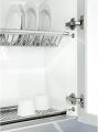 WellMax 304 Stainless Steel Simple Dish Rack 35 inch (900mm). 