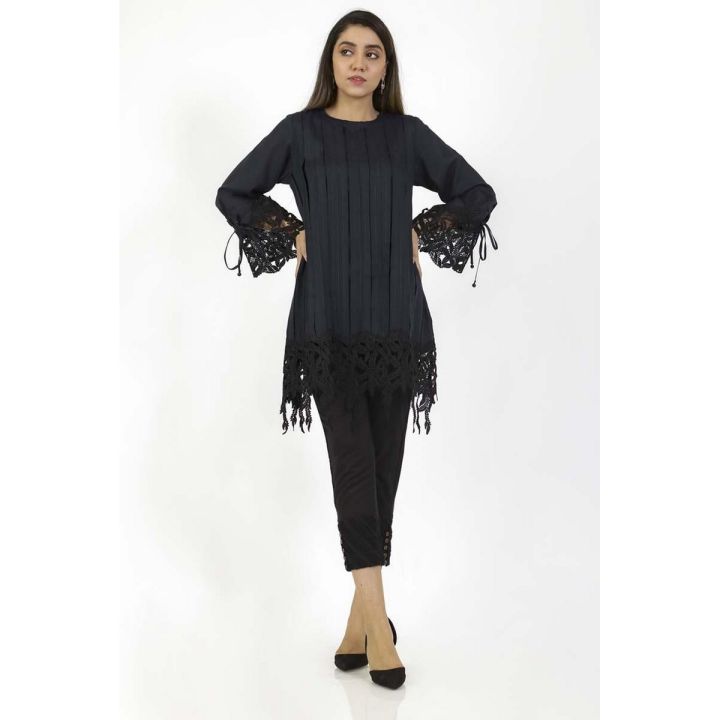 EGO Winter Collection 2019  Stream  Navy Cotton Kurti For Women