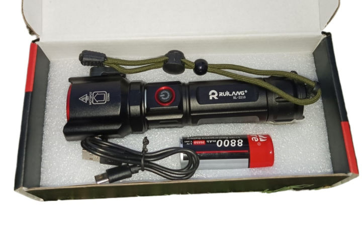Ruilang%20RL-2210%20Emergency%20Flashlight%20&%20Power%20Supported%20LED%20Powerful%201KM%20Range%20Torch-%20Multifunctional%208800%20mAh%20Battery%20Cell%20-%20Image%204