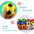 12pcs 6.3 / 7 / 10cm Football Stress Relief Viscous Squeeze Balls Anti-Stress Hand Exercise Toy Balls for Children Adult Toys Gift. 