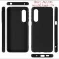 Sharp Aquos Zero 5G Basic Case Matte Soft Silicone TPU Back Cover For Sharp Aquos Zero 5G Phone Case Slim shockproof - Black. 