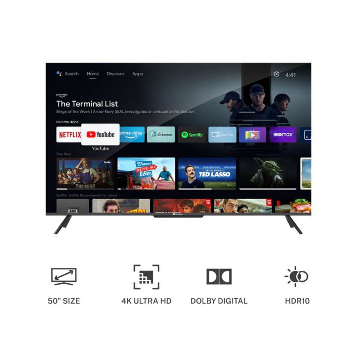 Dawlance 50'' 4K UHD LED TV / Canvas series / 50G3AP / Narrow Bezel Screen / 2 Years Warranty