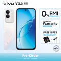 vivo Y32 - 6GB RAM - 128/256GB ROM - 50MP main Camera - 8000 mAh Battery - IP69 Dust and water resistance - Officail PTA Approved. 
