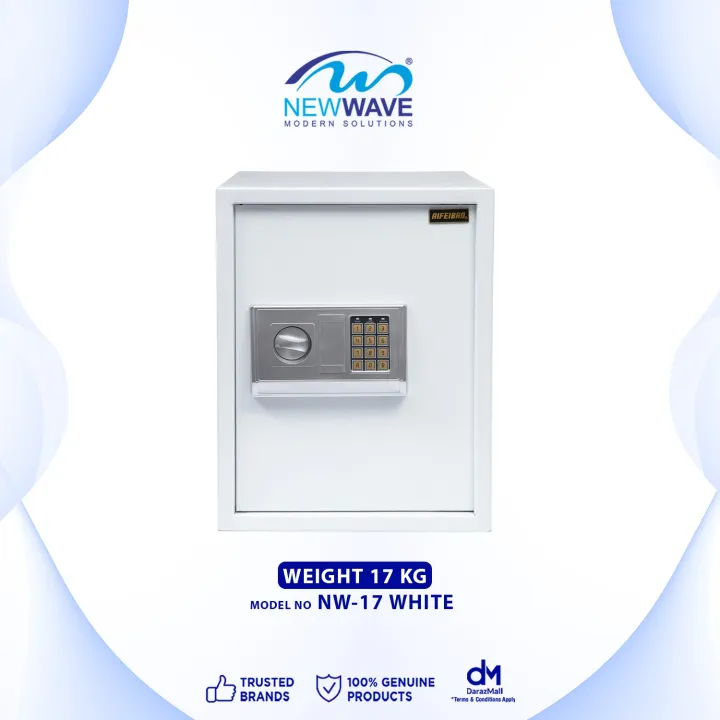 Newwave Digital Security Smart Locker NW-17 Grey Secure Cash, Jewelry ...