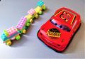 Car Shape Bag For Kids With Building Blocks. 