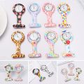 Doctor Gift Silicone Lapel Watches with Second Hand Nursing Fob Clip On Nurse Watch. 