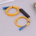 PLC Splitter SC APC 1X2 PLC Singlemode Fiber Optical Splitter SC/UPC PCL Splitter Internal Computer Cable Sleeve. 
