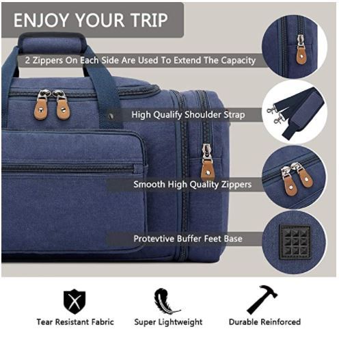 Blue%20canvas%20Travel%20bag%20for%20Travelling%20and%20picnic%20weekender%20Duffle%20Bag%20for%20clothes%20high%20storage%20capacity%20-%20Image%206