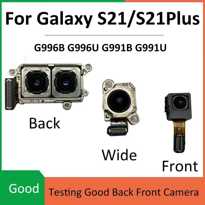 Original Main Rear Back Camera For Samsung Galaxy S21 Plus G991U G991B G996W G996U G996B G996N Wide Front Camera Flex Cable
