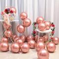 20 PCS Pack Of 5 Inches small Metallic Shiny Balloons for Birthday Party/Decorations, Weddings, Baby/Bridal Shower, Anniversary Party, Welcome Party Balloons Set Birthday Accessories.. 