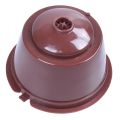 i cafilas 4pcs Dolce Gusto Plsatic Refillable Coffee Capsule with Spoon Brush 200 Times Reusable Compatible Nescafe Dolce Gusto. 