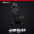 FANTECH ALPHA GC-184 Gaming Chair With 4 Hydraulic Piston Perfectly Ergonomic Wider 2D Armrests Textured Leather Design U-Shaped Neck Pillow. 