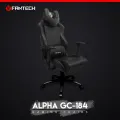 FANTECH ALPHA GC-184 Gaming Chair With 4 Hydraulic Piston Perfectly Ergonomic Wider 2D Armrests Textured Leather Design U-Shaped Neck Pillow. 
