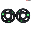 45kg Weight Plate Set - 2.5KG Pair Olympic Rubber Coated Weight Plates, 5KG Pair Olympic Rubber Coated Weight Plate, 10kg Pair Olympic Rubber Coated Weight Plate With 5 Feet Olympic Rod 2Inch. 