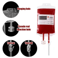 Blood Bags for Drinks,15Pc IV Blood Bags for Halloween Party Decorations Supplies,Blood Bags Easy Install. 
