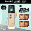 Maybelline New York - NY Fit Me Matte + Poreless Liquid Foundation SPF 22 128 Warm Nude 30ml For Normal to Oily Skin. 