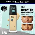 Maybelline New York - NY Fit Me Matte + Poreless Liquid Foundation SPF 22 128 Warm Nude 30ml For Normal to Oily Skin. 