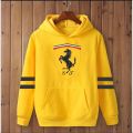 Ferrari PRINTED High quality imported casual  kangro hoodies for men hoodies for Boys pull over for winter. 
