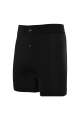 Jockey® Seamless Waistband Black Knit Boxer. 