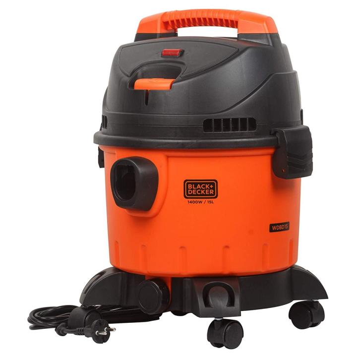 Black n Decker Vacuum Cleaner (Wet n Dry) with Blower function - WDBD15 - 15 Litre 1400 Watt
