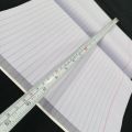 Notebook for School & Office – 200 Pages, Single Line, White Laminated Card Cover (22x28 cm), School Notebook, Office Notebook, Student Notebook, Large Size Notebook, writing Notebook, Register Notebook. 