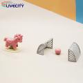 Miniature Swing Toy Non-fading Dollhouse Amusement Park Swing Toy. 