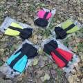 One Pair of Gaiters Outdoor UniZippered Closure Wear and Water Resistant Cloth Gaiters Leggings Cover for Biking Snowboarding Hiking. 