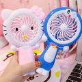 Hanging Neck Fan Hands Free Portable Fan - Rechargeable Mini USB  Fan Personal Fan Hanging  Fan for Kitchen Rechargeable for Girls Working Traveling Office Reading Folding Handheld Fan Wearable Portable Mini Fan 360 Degrees USB Chargeable. 