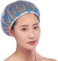 Waterproof Hair Shower Cap, Reusable Shower Hat Bath Caps With Elastic Band. 
