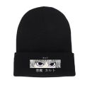 Hunter X Hunter Hat Embroidered Winter Hat Cotton Knit Hat Skullies Beanie Hats Anime Japan Outdoor Sport Bonnet gorro. 