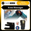 Face Value Rechargeable Knee Massager | Stress Relief Vibration Knee, Arm, Leg Massager Rechargeable Heating Pad, For Knee Pain Relief (No Color Choice) Random Color. 