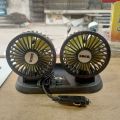 SOGO CAR DUAL FANS|360 ROTATION |CAR INTERIOR COOLER |12 V|HIGH SPEED ADJUSTABLE FAN |LONG NECK|MULTI PURPOSE. 