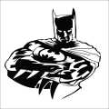 Batman Wall Decal Superhero Vinyl Sticker Decor Kids Poster. 
