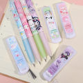 Sanrio Kawaii Pencil Set Cartoon Learning Stationery Creative Birthday Gift for Children. 