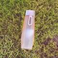School Water Bottles for Kids- Best Plastic Water Bottle for Girls- Frosted Acrylic Bottle. 