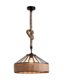 Retro Hanging, Hanging Lamp, Hanging Rope Lamp, Hanging Light | Ceiling Light | Pendant Lamp for Home Decor | Stylish Ceiling & Pendant Lighting | Room lights | Led bulbs (Bulb Not Included). 