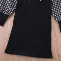 Humor Bear Autumn Children's Dresses Baby Girl Kid Clothes Plaid ing Dress for 2-6 Years. 