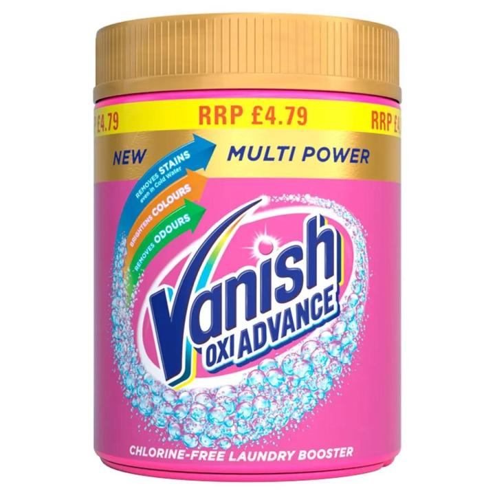 Vanish Oxi Advance Multi Power Chlorine-Free Laundry Booster Powder – 470g