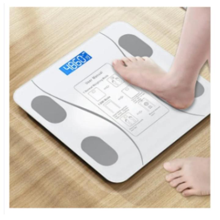 Digital Bathroom Scale Bluetooth Body Fat Scale Scale for Body Weight, Smart Digital Bathroom Weighing Scales. Body Composition Analyzer for Body Weight, Body Fat Electronic Body Analyzer Machine