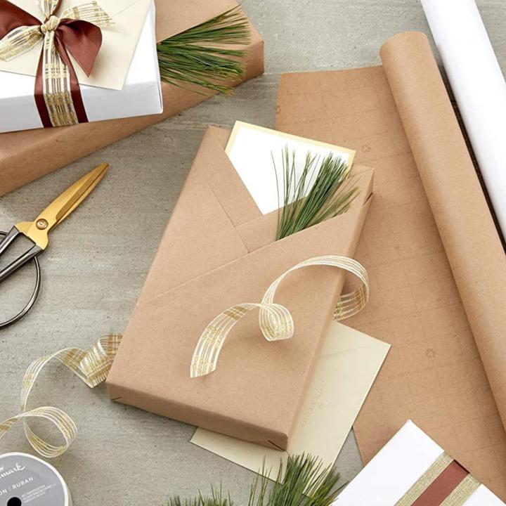 wrapping Sheet Paper 30 pieces 20/30 pack Kraft Paper Recyclable Brown Wrapping Paper Bulk for Weddings Birthday DIY Project Christmas Gift wrapping Crafts Decor