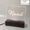 Customized Lamp Name Frame Table Top LED Name Lamp ACRYLIC NAME LAMP. 