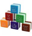 Set of 6pcs Appreciation Stamps Nice Work Super Very Good Terrific Great Well Done Kids Stamp Set Motivation Sticker School Scrapbooking Stamp DIY Teachers Self Inking Praise Reward Stamps For Scrapbooking. 