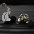 KZ ZSN Earphones DIY Dual Driver In-Ear Headphones Hybrid Headset Hifi Sterero Deep Bass Earbuds with Detachable Cable Noise for Running, Jogging, Walking. 