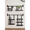 Sorello Matte Black Three Level Hanging Rack - Premier Home - 0507223. 