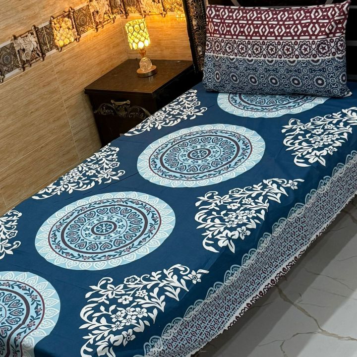 Cotton%20Bed%20Sheet%20Single%20(Stitched)%202PC%20-%20Image%203