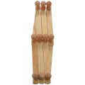 Accordion Wall Hanger 10 Hooks Pack Of 2 Natural Wood Wall Mounted Expandable Accordion Peg Coat Rack Hanger 2 Pack. 