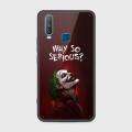 Vivo Y15 Cover - Joker Series - HQ Ultra Shine Premium Infinity Glass Soft Silicon Borders Case. 