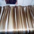 6 Pieces Blonde-Golden Single Clip Hair Extensions for Girls. 