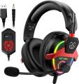 Tatybo XW6 7.1 Gaming Headset for PC, PS4, PS5, Xbox One, Switch, USB & 3.5mm Gaming Headphones with Noise Canceling Microphone. 