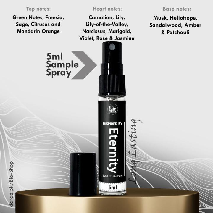 Inspired by Eternity Tester Perfume Spray 5ml | Best Long Lasting Perfume for Women